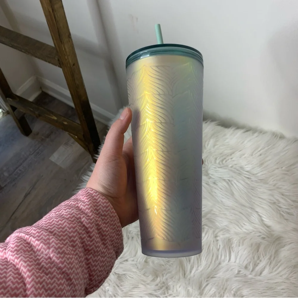 Starbucks Mermaid Tail Iridescent Tumbler